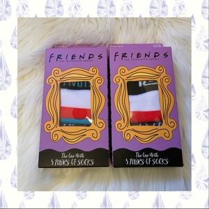 Friends The Television Series 6 Pair of Socks NWT